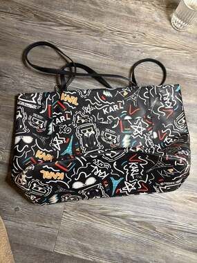 Leather tote Karl Lagerfeld Multicolour in Leather - 50746269,